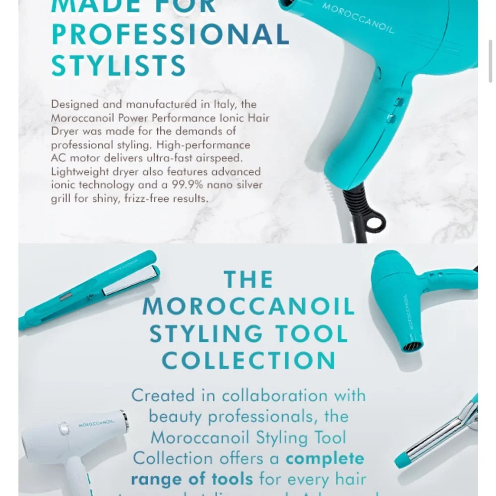 MAKE AN OFFER! Moroccanoil professional blow dryer  NWT in box moroccan oil - Picture 5 of 8